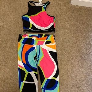 Colorful fabletics set-XS great condition!